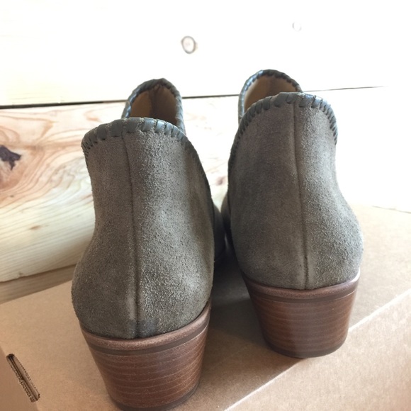 Green Jack Rogers ankle boots/booties size 10 - Picture 3 of 7